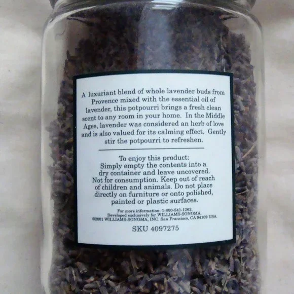 WILLIAMS SONOMA Lavender Potpourri with Essential Oil - Picture 2 of 4
